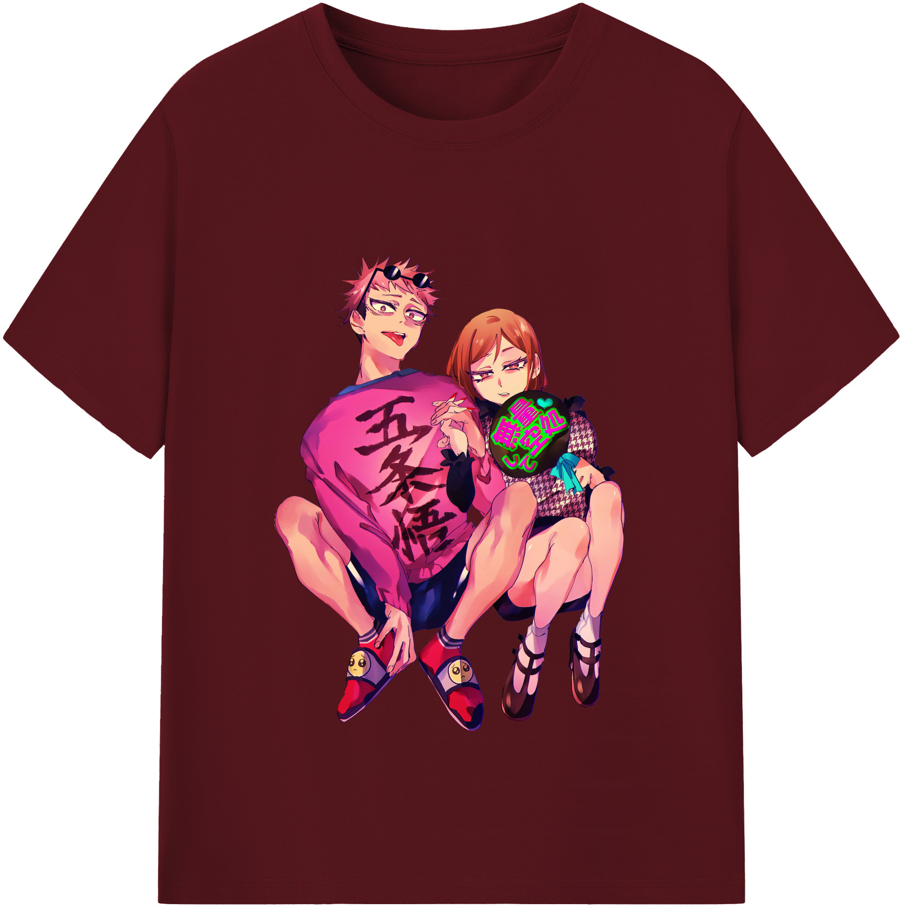 （画像用） 呪術廻戦 Jujutsu Kaisen 綿100％半袖Tシャツ（フロントプリント）